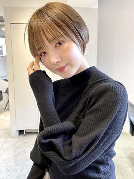 レトン 銀座(leton) ペールベージュ/ショートボブ/大人かわいい/前下がりショート