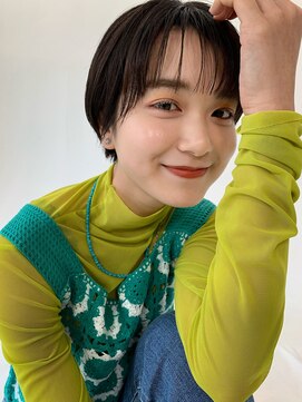 グリーン 町田(green) 丸みショート×シースルー