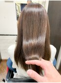 【髪質改善】ブリーチ毛との混在 酸性ストレート