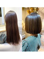 アンド ラ ブランシュ(&.La Blanche)&nbsp;ショコラアッシュ/ヘルシースタイル/縮毛矯正/ストレート/大宮