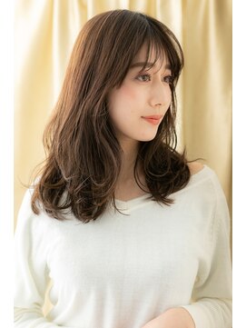 カバーヘア ブリス 大宮西口(COVER HAIR bliss) シルキーベージュ大人かわいいくびれミディオルチャンヘアZ大宮