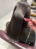 【トリートメントでツヤ髪に◎】美髪カット+カシミアトリートメント　