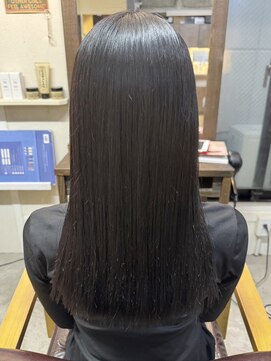 オンスター(ONSTAR) 【髪質改善】透明感×艶感♪20代30代40代暗髪ストレート