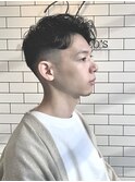 ２０代　フェードモテ大人パーマ【京都駅】