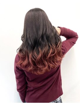 アンブルリュクス 中野(amble luxe) 【グラデーションカラー】【ブリーチ】【中野美容室】