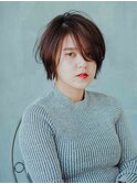 大人小顔ショートボブ20代/30代/40代/ハレマチ通り