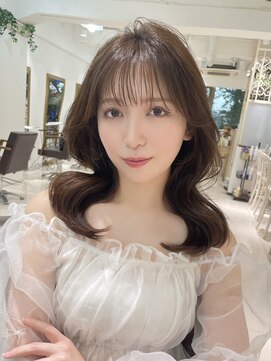 フォルテ 表参道店(FORTE) 【フォルテ千鶴】イメチェン/前髪/こなれミディ/ウェーブパーマ