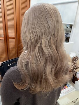 セットアップ 岡山北長瀬店(SET-UP) ブランド シルキーベージュ ケアブリーチ エフェクト