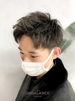 アンバランスオオサカ(UNBALANCE OSAKA)&nbsp;★メンズカット/アップバング/刈り上げショート【JUNYA】