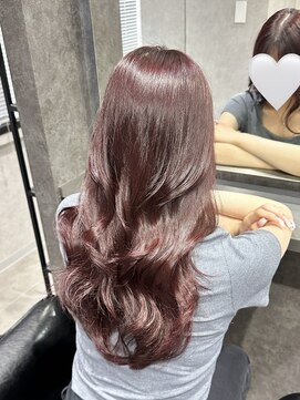 エースヘアー(A.hair) ワインレッド/レイヤーカット/髪質改善トリートメント