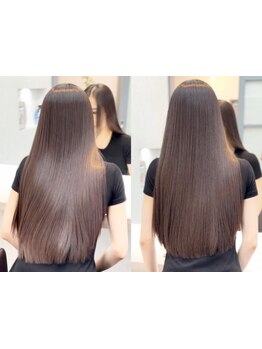 自分史上最高の艶髪☆ECLARTだからこそできるダメージの少ない縮毛矯正で理想の髪質に☆[川越]