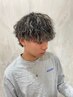 【角田指名20％OFF】メンズカット＋パーマ＋トリートメントor眉カット￥10000 