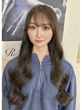 ブランシェ 春日井市民病院前店(BRANCHE) 顔まわりカット×オリーブグレージュ