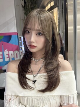 レディアル 渋谷(REDEAL) 韓国ヘア/ブリーチ/暖色カラー/ワンホン【レイヤー/渋谷】