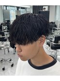 波巻きパーマ/スパイラル/ツイスパ/メンズサロン/メンズ/波巻き