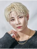ニュアンス無造作コンマバングセンターパート