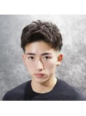 刈り上げフェードアップバングショート