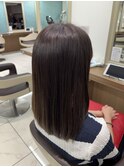 透明感アッシュブラウン
