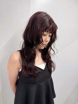 ニュード(niud) ちょいカーリーと紫