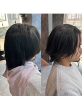 髪質を見極め、1人1人に合った適正な薬剤でダメージレス施術で毎月最高の状態に、