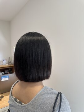 2席のみの美容室 アナイス(Anaiss) クラゲヘアー/小顔に見せるヘア/ココアベージュ/蟹江