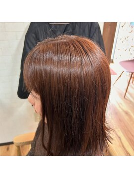 レオンカラー 天神大名店(LEON COLOR) ピンクブラウン/髪質改善/20代/天神大名