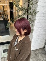 アース 岐阜店(HAIR&MAKE EARTH)&nbsp;ハイライトxレッド
