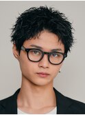メンズショート短髪スパイキーショートツイストスパイラルパーマ
