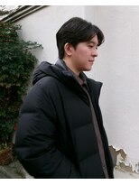 ヒントステーション フォーメンズ(HINTSTATION for Men's)&nbsp;〈浅草 半個室〉 センターパート/ニュアンスパーマ