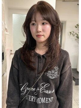 ゾーイダイミョウ(ZOEY daimyo) 福岡/天神/ブリーチなしカラー/ブラウンカラー/レイヤーカット