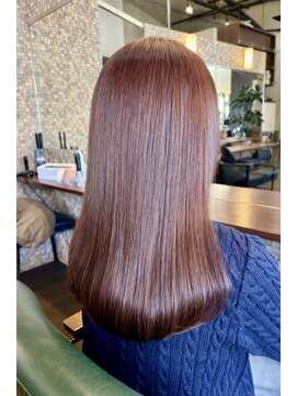 ハーティム 代官山 恵比寿(Heartim) ピンクブラウン/ 代官山/縮毛矯正/髪質改善/酸性ストレート