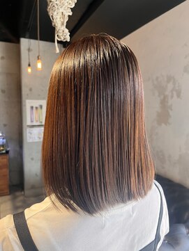 サンカリ 真法院店(SANKARI) 【艶感たっぷりのナチュラルボブ】