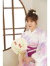 【隅田川花火大会当日限定】 浴衣着付け+ヘアセット ¥8,800 → ¥8,300