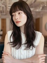 フレイムス ヘアアンドリラックス 大宮東口店(Frames)&nbsp;大人可愛いロングレイヤー20代30代40代◎前髪あり艶髪大宮