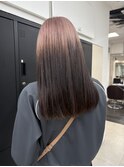 ダークパープル/ナチュラルショート/夏のヘアアレンジ/辻堂駅