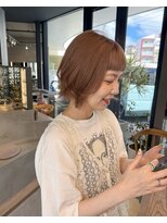 アンリオマール(an rio MAR)&nbsp;ハイベージュカラー×ミニボブ