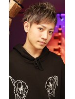 プランツヘアー&nbsp;博多メンズショート アシメ ツーブロック