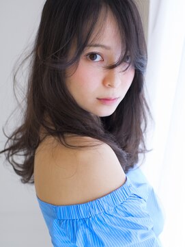 ヘアアンドエステ ヒロイン 西麻布本店(Hair&Esthe HIROIN) 暗髪アッシュ×斜めバング『HIROIN』山村雄貴