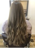 外国人風ミルクティーカラー