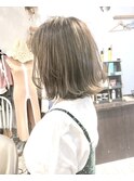 【Marl】シナモンベージュカラーの外ハネボブ♪