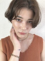 ベルベットオンザビーチ 表参道 原宿(Velvet on the Beach)&nbsp;大人かわいいココアブラウンショート@センターパート前髪