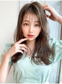 着物ヘア/前髪/小顔/くびれヘア/ビタミンカラー