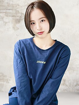 ヘアーアンジェ 南矢野目店(Hair ange) 【イルミナカラー×髪質改善TR】耳かけショートスタイル