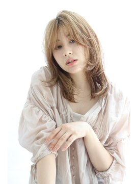 ヘアリゾート ラグーン(hair+resort lagoon) 外国人風ベージュカラー×ハイライト×くびれミディ