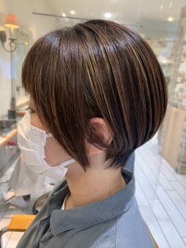 ブリッジ バイ ネオリーブ 綱島店(bridge by neolive) ハイライト&ショート