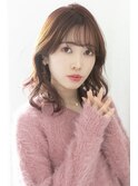 くびれヘア抜け感ヘア冬カラー371