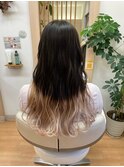 【AMAZING HAIR 中沢店/長島】裾カラー×ハイトーン