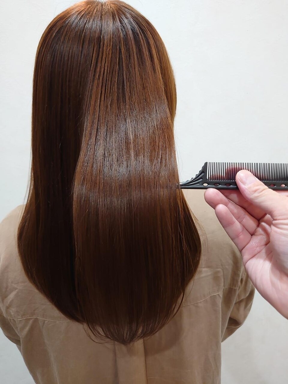 ヘアケア専門店の柔らかさ最高級な縮毛矯正H015 \16500
