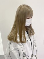 ギグスダブル 栄久屋大通店(gigs double)&nbsp;ツヤツヤ◇ホワイトミルクティー