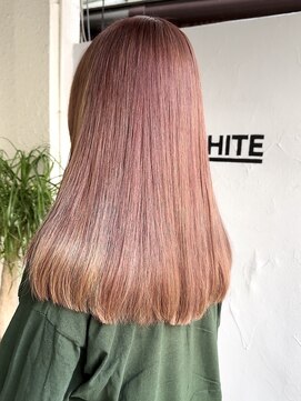 アンダーバーホワイト 広島 並木店(_WHITE) ピンクベージュ/オリジナルケアブリーチカラー